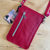 Red Leather Slim Wallet