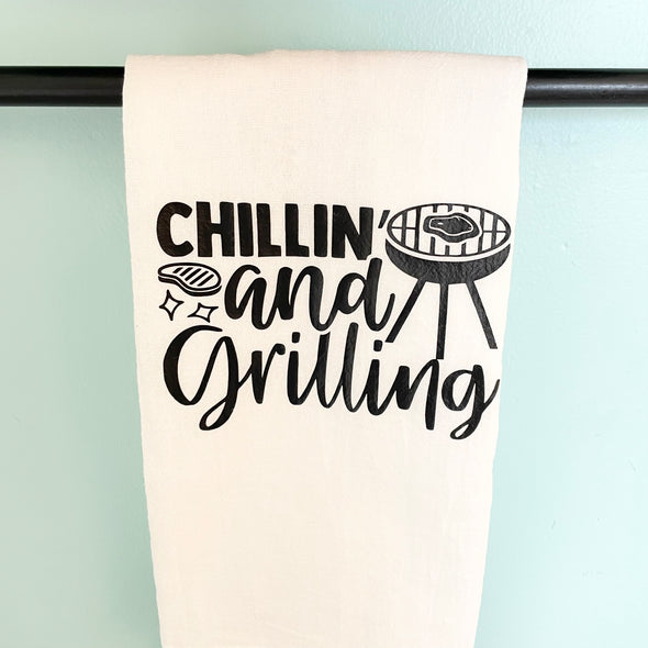 Tea Towel - Chill & Grill