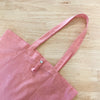 Pink Cotton Tote Bag