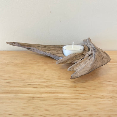 Driftwood Candle Holders