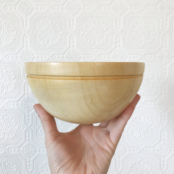 Small Box Elder Bowl with Detail