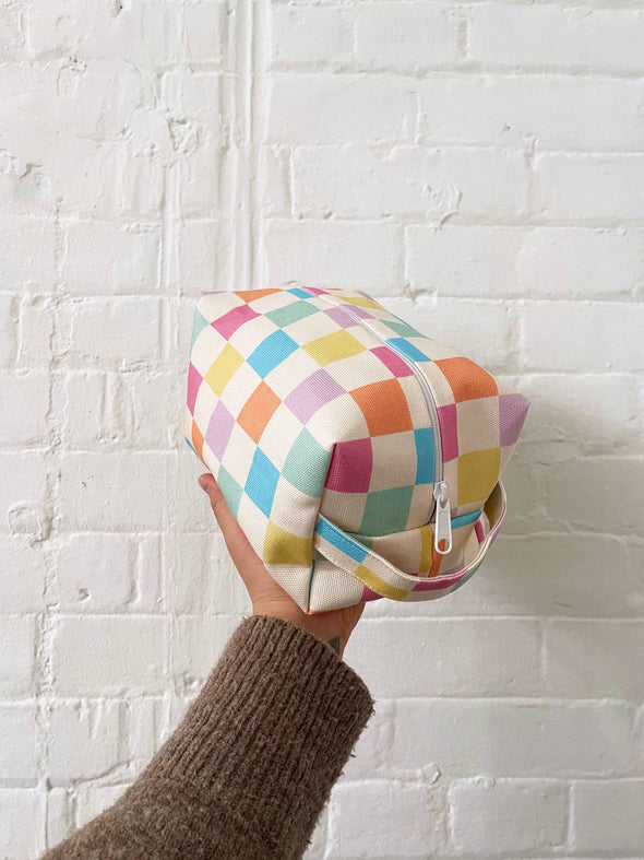 The Everything Bag - Pastel Grid