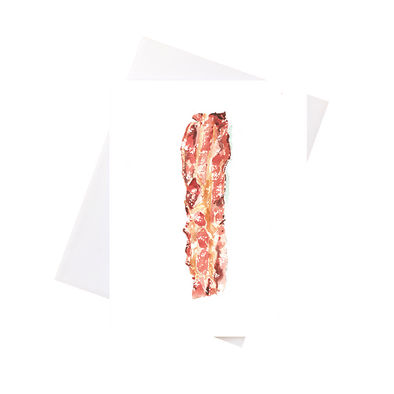 Bacon Watercolour Greeting Cards