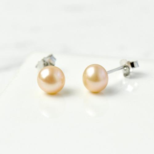Freshwater Pearl Studs - 7mm
