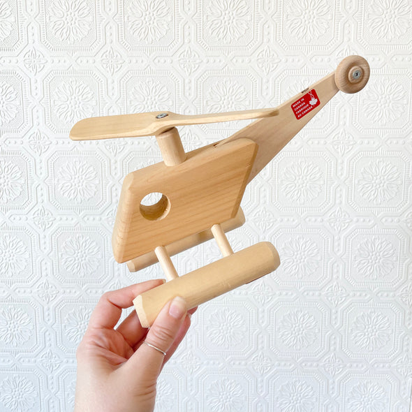 Helicopter Wooden Toy