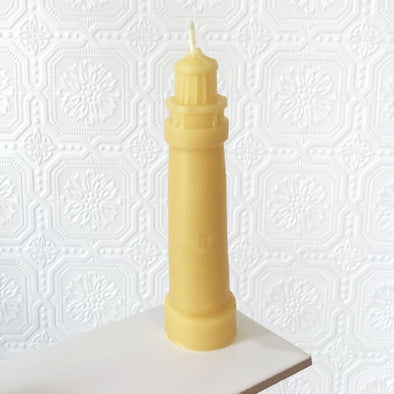 Lighthouse Beeswax Candle