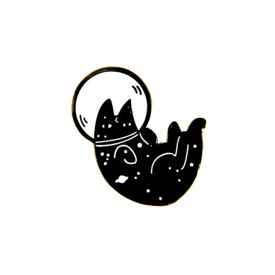 Astronaut Kitty Pin